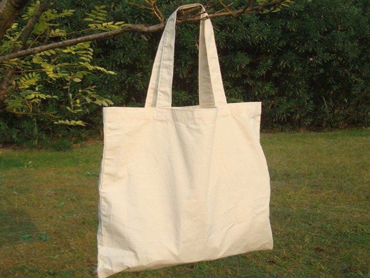 布袋 手提单肩 6安细薄棉布袋 简单大方购物袋 中号横款-37*32cm