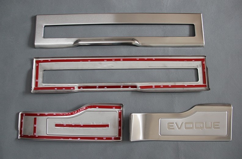 路虎揽胜极光门槛条 极光专用迎宾踏板 上+下层4片 内置门槛条