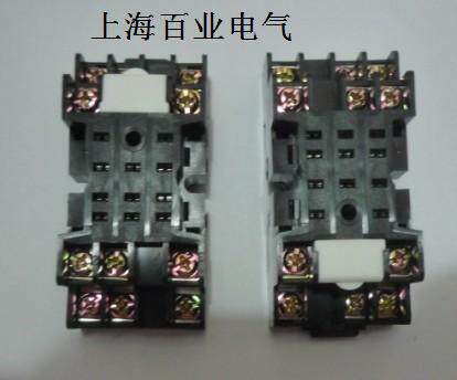 上海百业HH53P（MY3NJ）(H3Y-3)通用继电器底座/插座PYF11A  11孔