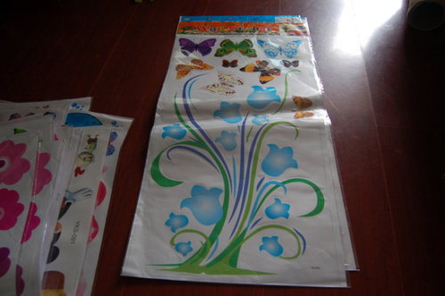 组合手绘涂鸦贴纸墙画