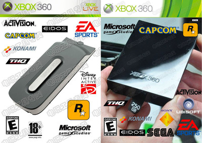 自制系统专用!XBOX360 硬盘1.5T存满任选游戏!薄机slim厚机