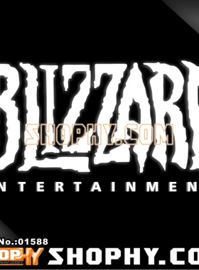 汽车踏板车贴纸3M反光贴01588暴雪魔兽Blizzard