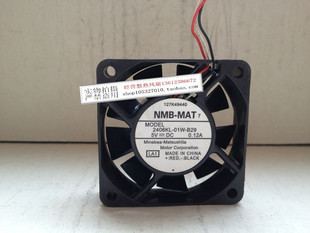 NMB 01W 6cm6015 2406KL B29双滚珠三线散热风扇 5V0.12A 现货原装