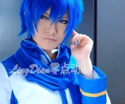 Nguyên tố anime V nhà Người anh lớn kaito nam châm Camellia màu xanh Tóc ngắn cosplay tóc giả LD002 - Cosplay