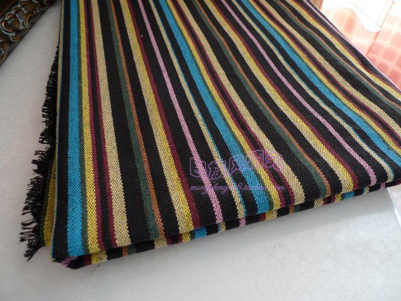 加厚丽江布ct-2 民族布 粗棉布 餐厅桌布抱枕套窗帘 藏式沙发布