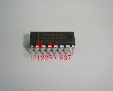 MAX232CPE  串口通讯IC　原装 全新 现货 正品