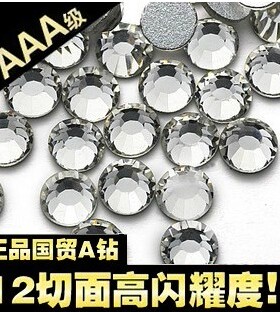 国贸A钻贴钻diy白色美甲平底钻