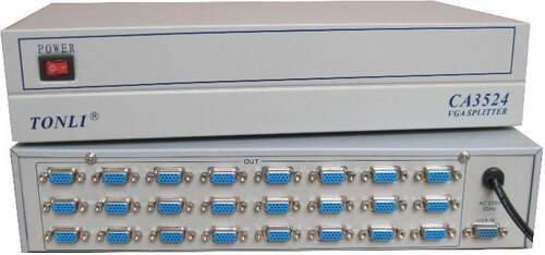 仝丽 CA3524 1进24出 24口VGA分配器 1分24VGA分屏器 350HZ 24路