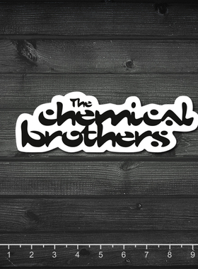 发10张The Chemical Brothers 化学兄弟 电音笔记本贴纸 防水箱贴