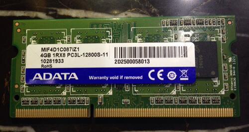 威刚ddr3l低电压笔记本内存条