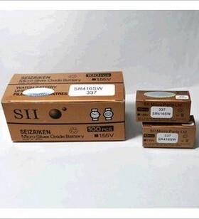日本原装正品SEIZAIKEN精工337 SR416SW 微型耳机纽扣电池