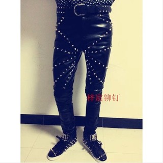 Pantalon cuir homme - Ref 1482021 Image 23