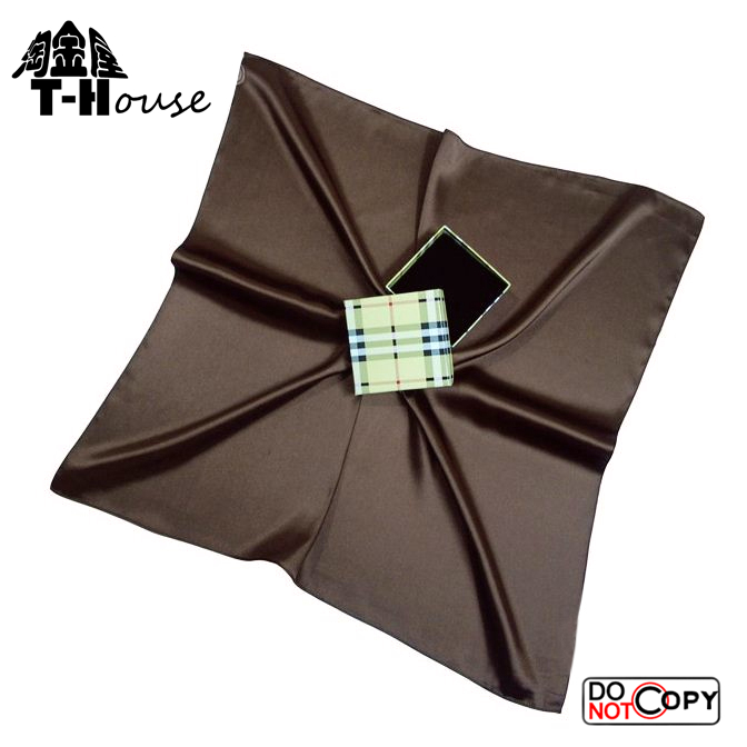 春季纯色男士精致礼盒小方巾