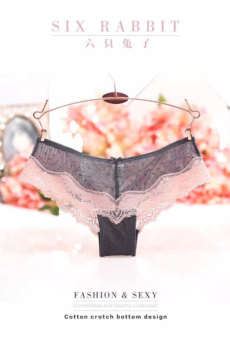 Slip jeunesse SIX RABBIT BDLSB vague point dentelle - Ref 669734 Image 6