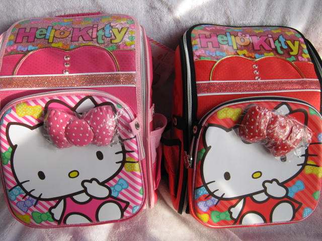 清仓HelloKitty减负KT凯蒂猫小学生定型书包女款双肩背一至五年级