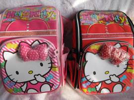 hellokitty减负kt凯蒂猫小学生定型书包女款双肩，背一至五年级