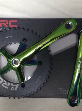 星空炫彩镭射 变色龙 死飞 牙盘 48T 送TANGE 中轴！！