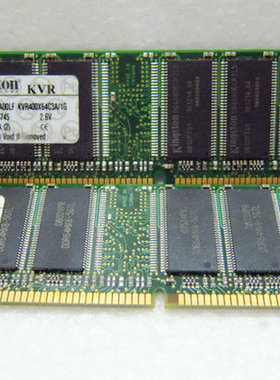 金士顿 PC3200 DDR400 DDR 1G KVR400X64C3A/1G 台式机内存