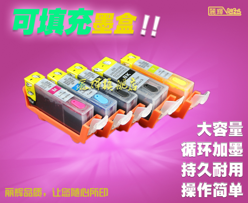 丽辉适用佳能填充连供打印机