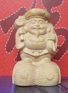 工艺品手把件小叶黄杨木雕