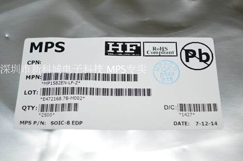 MPS代理MP1582EN MP1582EN-LF-Z DC-DC 降压IC 原装进口