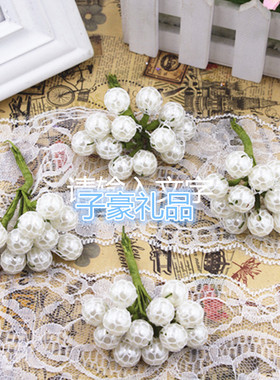 diy手作风仿真迷你花环2个价