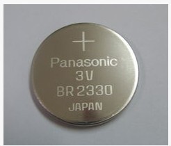 全新原装：松下Panasonic  纽扣电池BR2330 3V265mah 宽温电池
