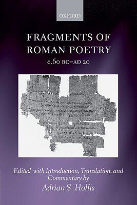 【预售】Fragments of Roman Poetry C.60 BC-AD 20