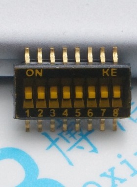 DSHP08TSGER 8位 1.27MM 16针 8档拨码开关 16脚 贴片拨码开关
