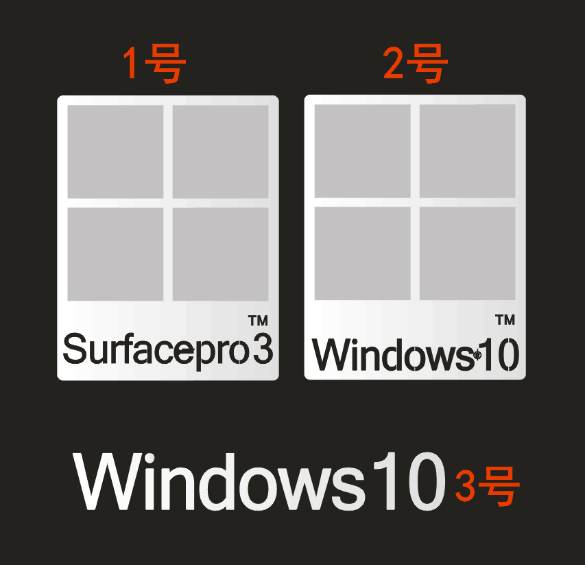 Windows 10 金属贴 surfacepro3 贴纸 笔记本贴纸 电脑性能贴66