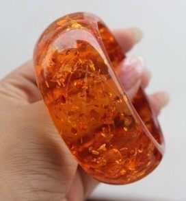 精品琥珀蜜蜡手镯 花珀蜜蜡红色加宽加厚不加价 精美手镯 女款