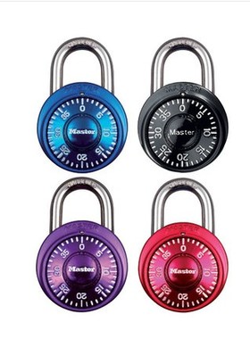 玛斯特 Master彩色转盘保险柜更衣柜 健身房宿舍柜子高难度密码锁