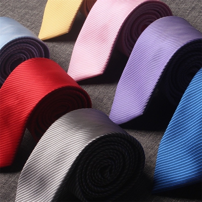 领带深深蓝银灰深灰商务黄紫职业