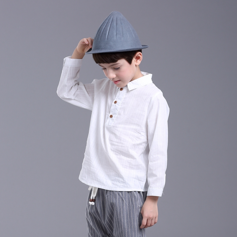 Chemise garcon à manche longue - Ref 2077753 Image 1