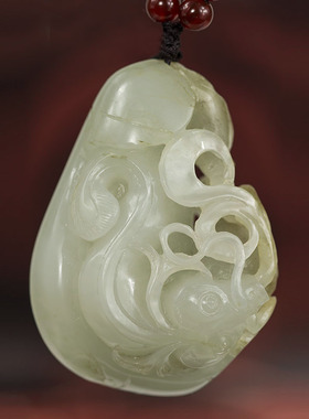 和田玉连年有余把玩件真玉籽料