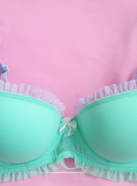 满69包邮特价清仓6ixty8ight专柜正品新品内衣绿色小清新百搭文胸