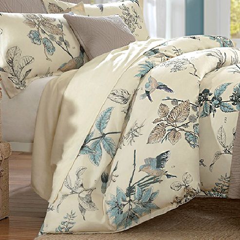 外贸正品美式花鸟竹棉舒适被套