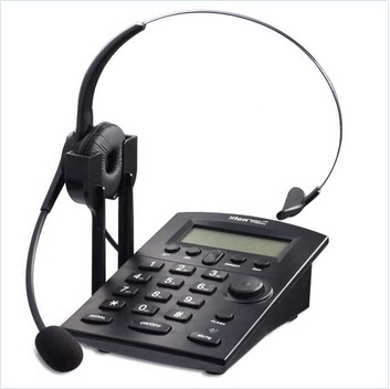 Hion/北恩 DT60电话座机耳机 话务员客服耳麦  呼叫中心 拨号器