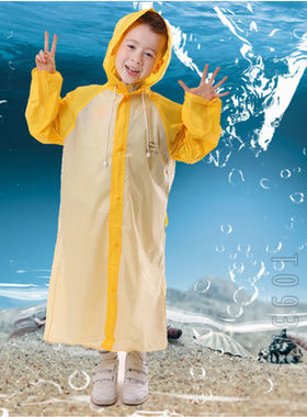 天堂带书包位可爱卡通儿童雨衣