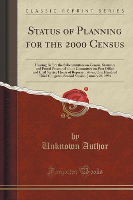 【预订】Status of Planning for the 2000 Cens...