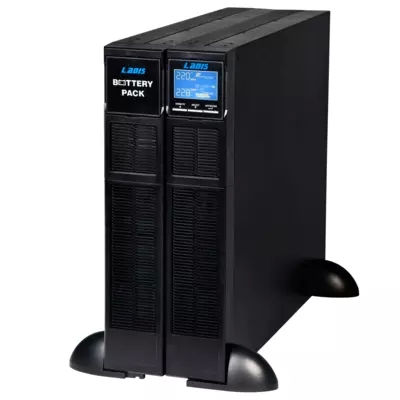 机架式、塔式双转化，灵活运用，主机充电电流可调整。液晶显示，运行参数一目了然，另外可以通过显示屏调节输出电压、充电电流、旁路功能、ECO节能、输出频率等