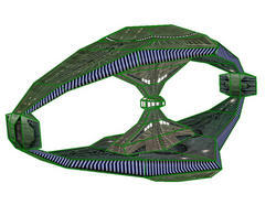 星际迷航飞船startrek 罗慕伦星联太空船模型