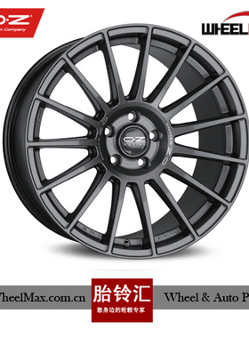 意大利OZ SUPERTURISMO DARK款20寸21寸112 120 130 轮毂 枪灰色