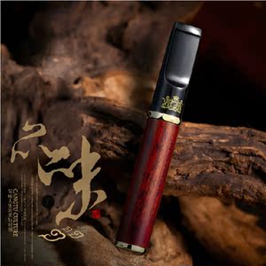 粗烟专用大船花梨木循环型烟嘴