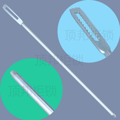 顶邦柜锁LG003扁内齿杆子