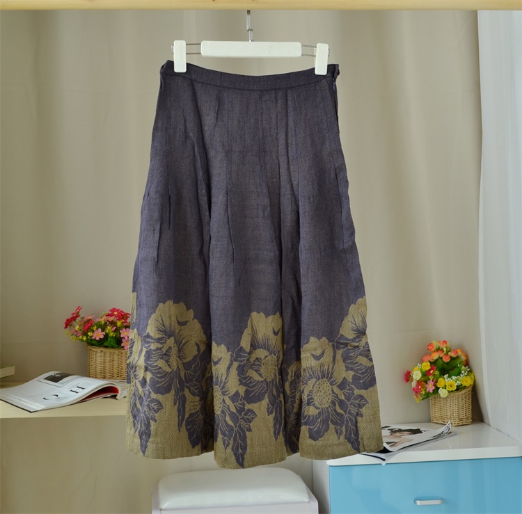 中长裙砖柜电脑提花飘逸0打折