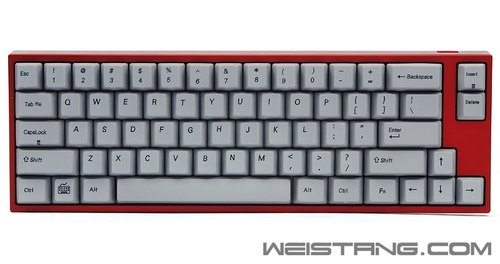 FC660M红色热升华键帽机械键盘