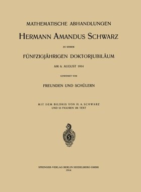 【预订】Mathematische Abhandlungen Hermann A...