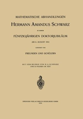 【预订】Mathematische Abhandlungen Hermann A...