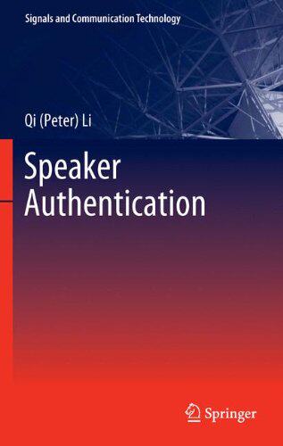 【预订】Speaker Authentication